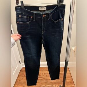 MADEWELL blue jeans 9” high rise skinny Sz 29